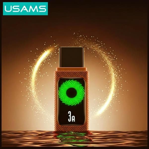 USAMS USB-C till USB-A 18W Kabel 1.2m U92 - Orange Orange