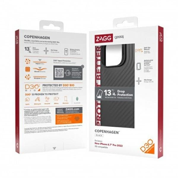 Gear4 Telefontaske til iPhone 14 Pro Max MagSafe Copenhagen - Sort