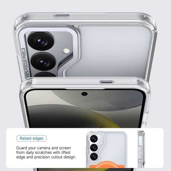 Mobilskal för Samsung Galaxy S26 Magnetiskt Shockproof TPU - Orange