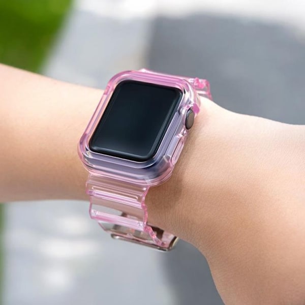 Armband kompatibelt med Apple Watch 3 / 2 38mm - Röd Röd