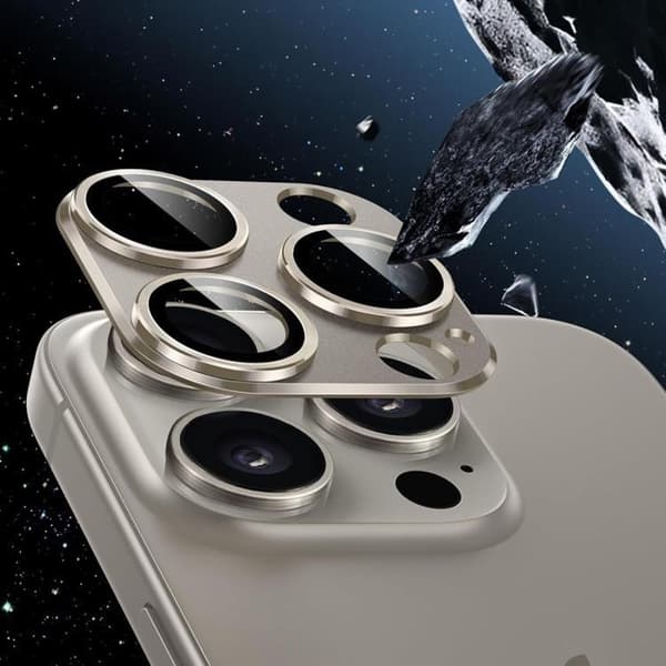 Hofi iPhone 16 Pro/16 Pro Max Kameralinsskydd Härdat Glas Fullcam Pro Plus Black