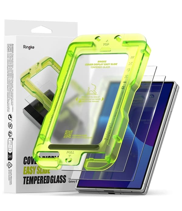 [2-Pack] Ringke Galaxy Z Fold 8 Härdat Glas Skärmskydd Display - Clear