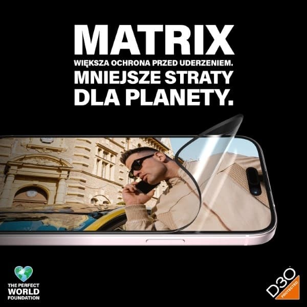 PanzerGlass iPhone 15 6.1" Härdat Glas Skärmskydd Matrix D3O