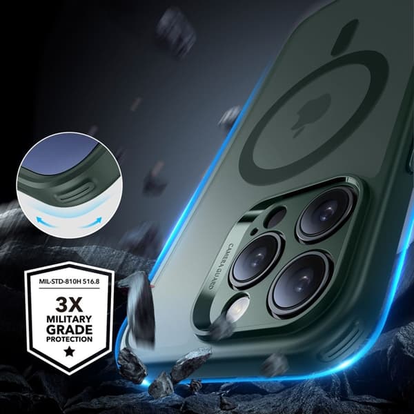 ESR Mobilskal till iPhone 16 Pro Max Magsafe Classic Pro Set Halolock - Grön Grön