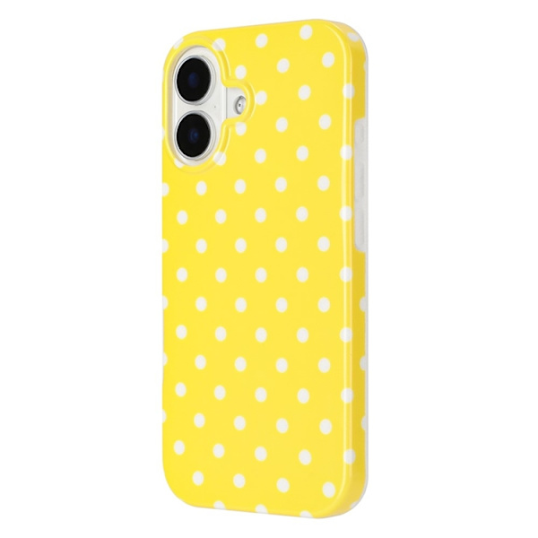 Mobilskal till iPhone 17 Dot Design Imd Tpu - Gul Gul