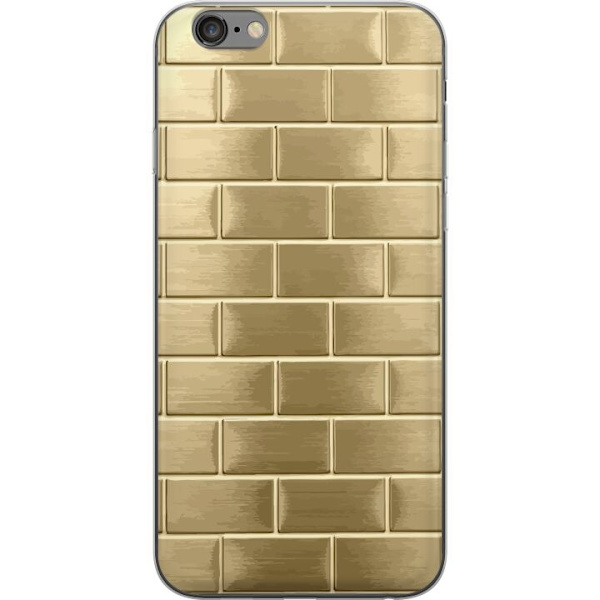 Mobilcover til Apple iPhone 6 Plus med Gyldne Mursten