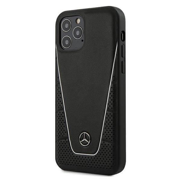 Mercedes Case iPhone 12 Pro Max Cover Dynamic line Sort Black