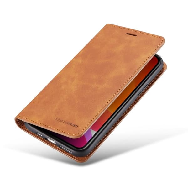 FORWENW Fantasy Series iPhone 11 Pro Plånboksfodral Konstläder - Brun