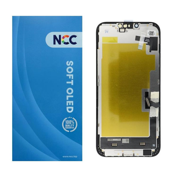 iPhone 14 Plus Skärm med LCD-display NCC Soft OLED Utbytbar IC Black