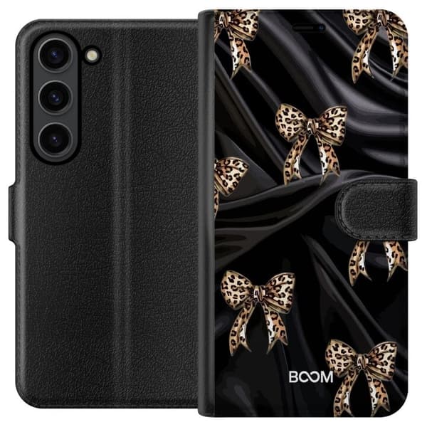 Plånboksfodral till Samsung Galaxy S24+ med Leopard Bow