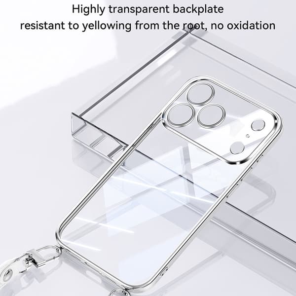 SULADA Mobilskal till iPhone 17 Pro Ultra Clear Electroplating - Lila Lila
