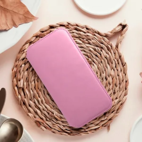 Galaxy S23 FE Plånboksfodral Dual Pocket - Ljusrosa