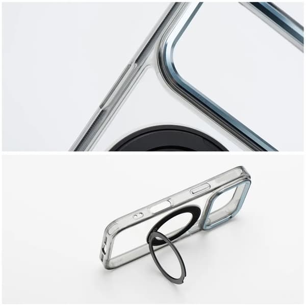 Mobilskal Magafe iPhone 17 Pro Frame Circle med Stand - Orange