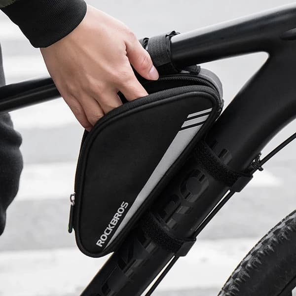 Rockbros B55-BK Cykeltaske Til Ramme 0.7 L - Sort Svart