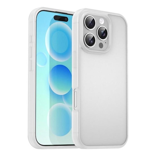 Mobilskal till iPhone 16 Pro Max Skin Touch Matte - Vit Vit