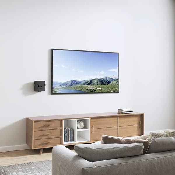 HAMA Hållare Apple TV HD 4K 1:a/2:a/3:e/4:e Gen. Svart