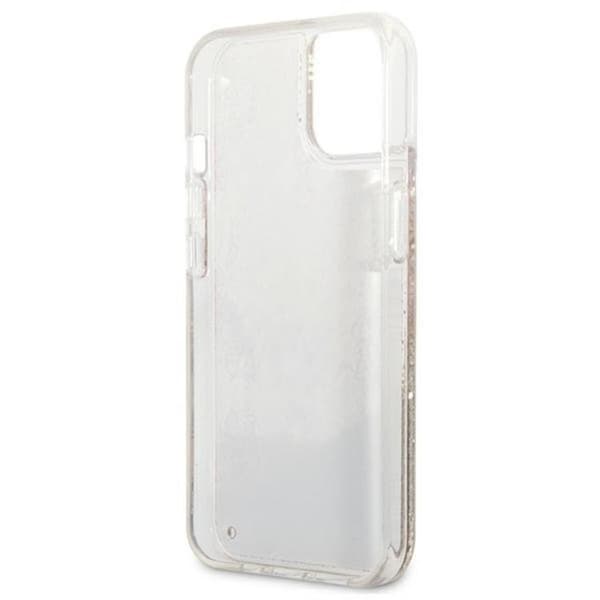 Guess iPhone 13 mini Kuori Paisley Liquid Glitter - Kulta Guld
