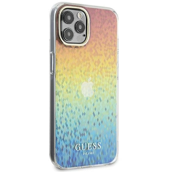 iPhone 12/12 Pro Skal GUHCP12MHDECMI Iridescent Speglad