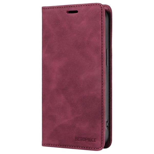 BETOPNICE 003 för Xiaomi 14 Pro Plånboksfodral Konstläder - Röd
