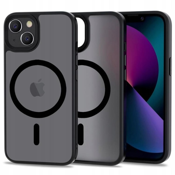 Magsafe iPhone 13 Mini Skal - Matte Svart Svart