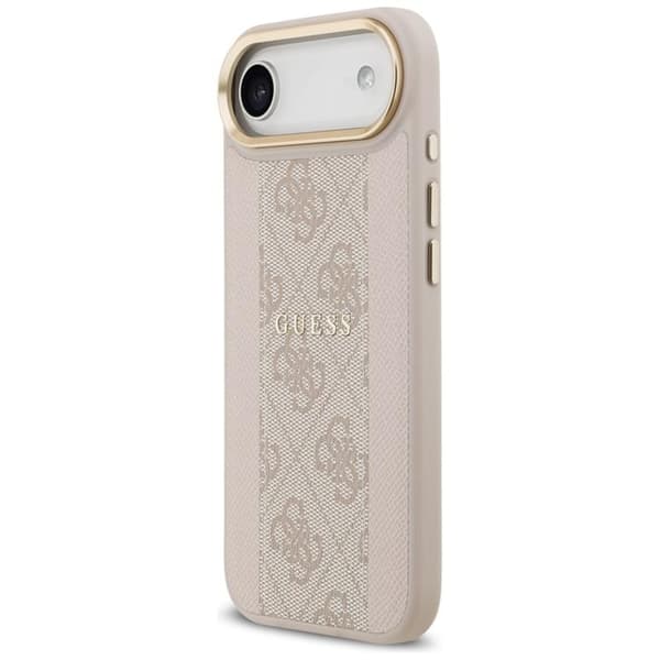 Guess Mobilskal till iPhone Air MagSafe 4G Stripe - Rosa