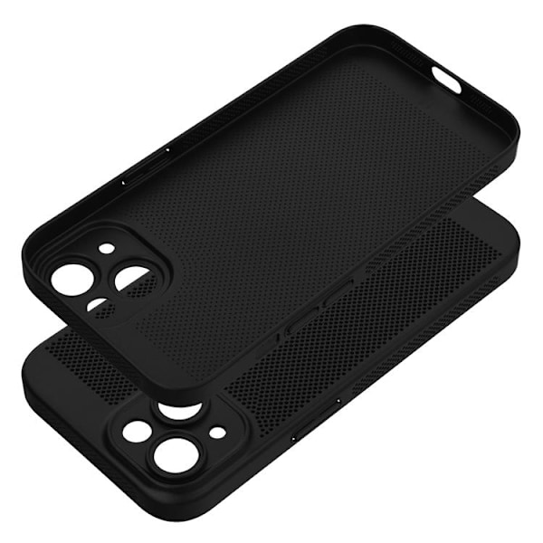 iPhone 15 Mobilskal Breezy - Svart Svart