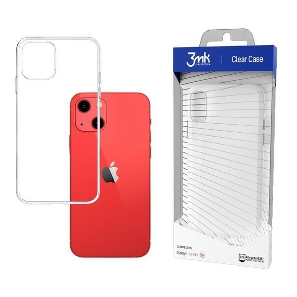 3MK Clear Skal iPhone 13 mini - Läpinäkyvä Transparent