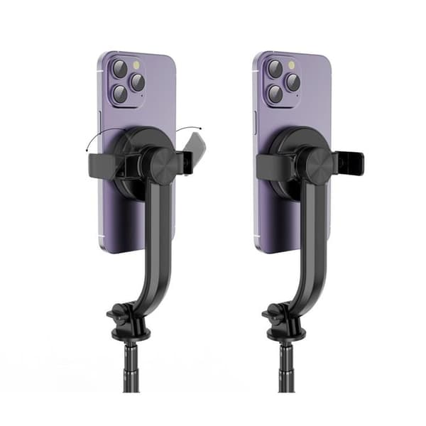 Tech-Protect Selfiestick Tripod Magsafe - Svart Vit