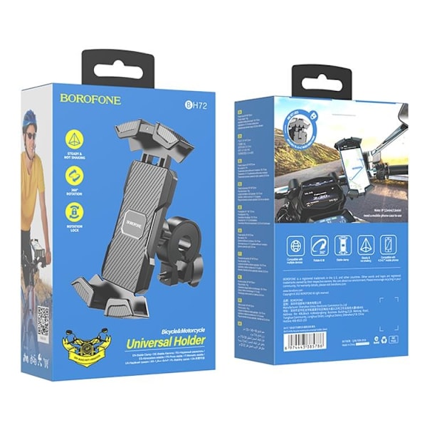 Borofone Cykelhållare Bh72 Airfly - Svart Svart
