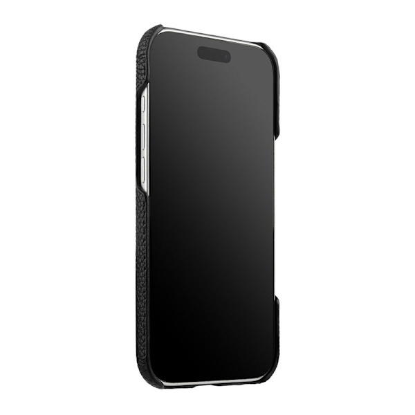 MELKCO Mobilskal till iPhone Air Äkta Läder PC Svart