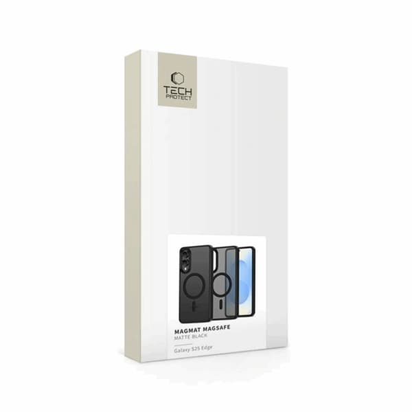 Tech-Protect Telefontaske til Galaxy S25 Edge Magsafe Magmat - Matt Sort Svart