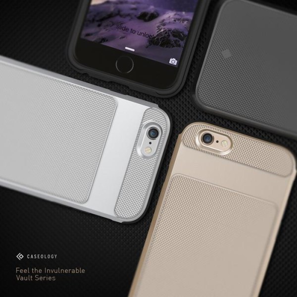 Caseology Vault Skal till Apple iPhone 6 / 6S  - Gold