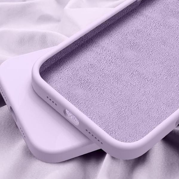 Mobilskal till iPhone 16 Pro MagSafe Liquid Silikon Microfiber - Lila Lila
