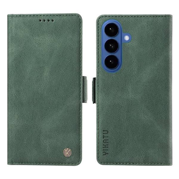 YIKATU Plånboksfodral för Samsung Galaxy S26 Plus Konstläder - Grön