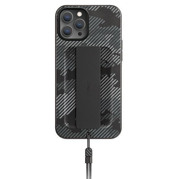UNIQ Heldro Skal iPhone 12 Pro Max - Charcoal Camo Grå