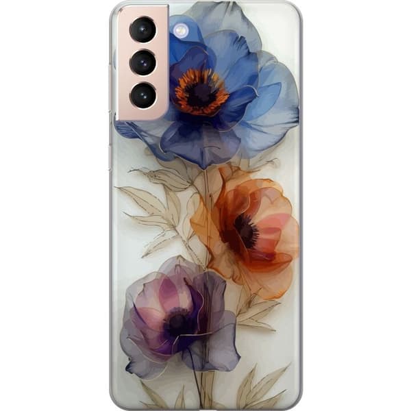 Mobilskal till Samsung Galaxy S21 med Silkesblommor