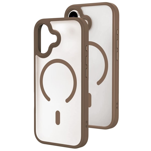 Mobilskal till iPhone 17 MagSafe Skin-Feel Rubberized - Guld Guld