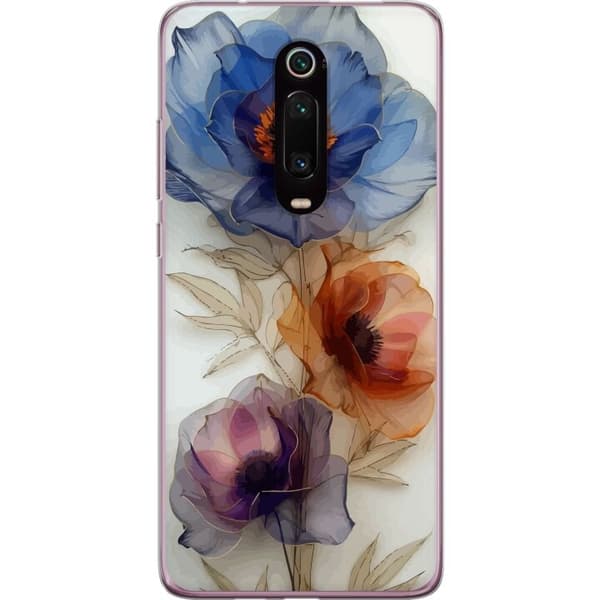 Mobilskal till Xiaomi Mi 9T Pro med Silkesblommor