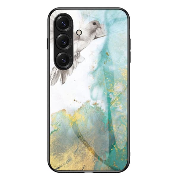 Mobilskal för Samsung Galaxy S26 Plus Marmor mönster Tempererat glas Plast