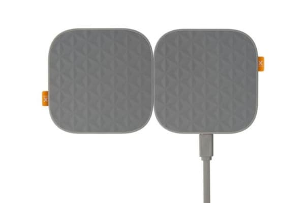 Xtorm Trådlös Qi Snabbladdare Duo 2x15W - Grå Grå