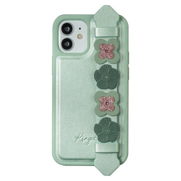 Kingxbar Sweet Swarovski Mobilskal iPhone 12 mini - Grön Grön