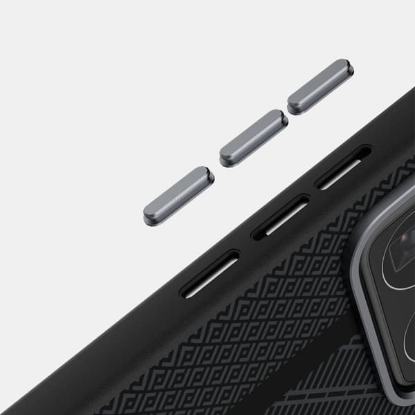 ABEEL Mobilskal till Xiaomi 15 Pro PC TPU Aluminium PU Läder - Textur 3