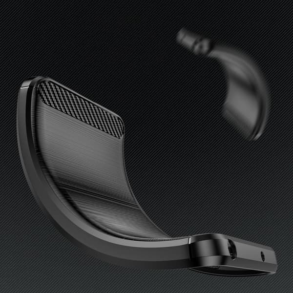 Nokia G400 Mobilskal Carbon Silicone Flexible - Svart Svart