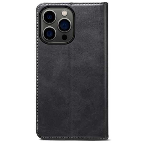 SUTENI iPhone 14 Pro Max Plånboksfodral Textured Surface - Svart