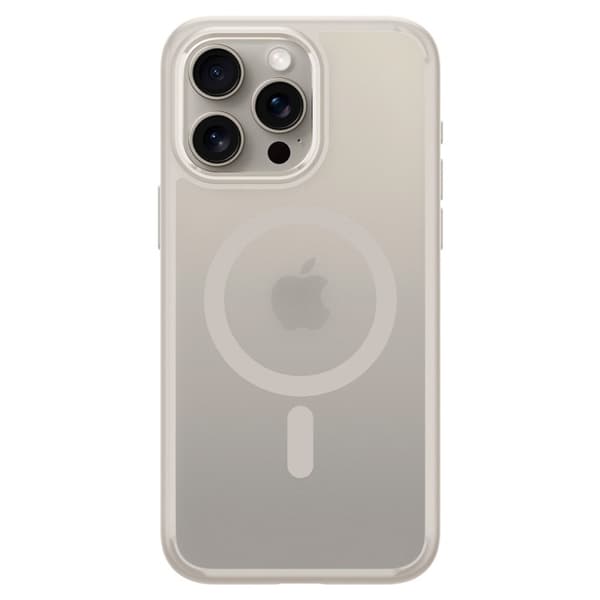 Spigen Mobilskal till iPhone 15 Pro Max Magsafe Hybrid - Titanium Silver