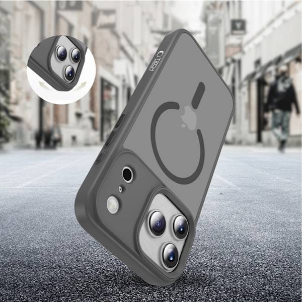 Tech-Protect Mobilskal till iPhone 17 Pro Magsafe Matte - Crayon Grå Grå