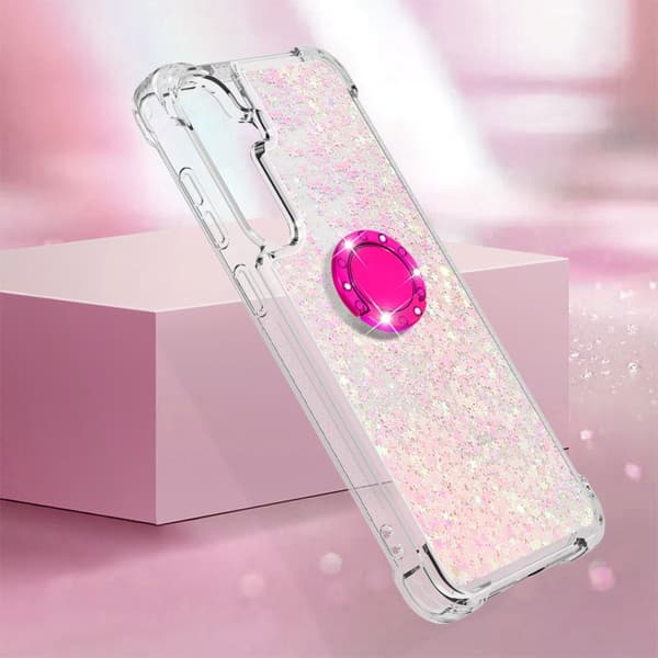 Mobilskal för Samsung Galaxy S26 Plus TPU Kickstand - Rosa