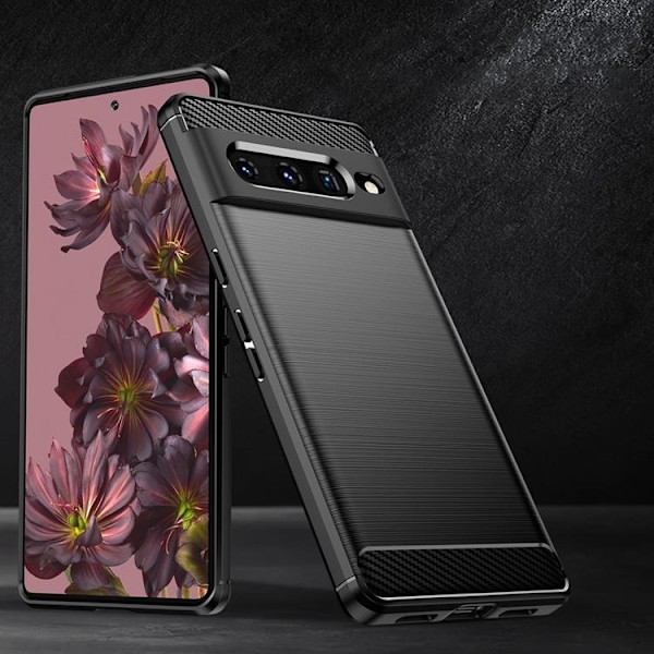 Carbon Google Pixel 7 Pro Skal Flexible - Svart Svart
