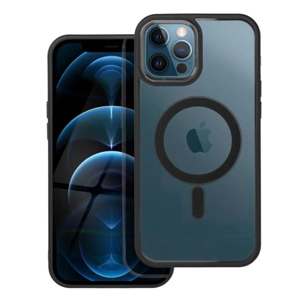 iPhone 12 Pro Max Mobilskal Magsafe Color Edge - Svart Svart