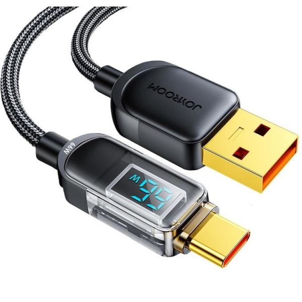 Joyroom USB-A–USB-C 66 W kaapeli 1,2 m - musta